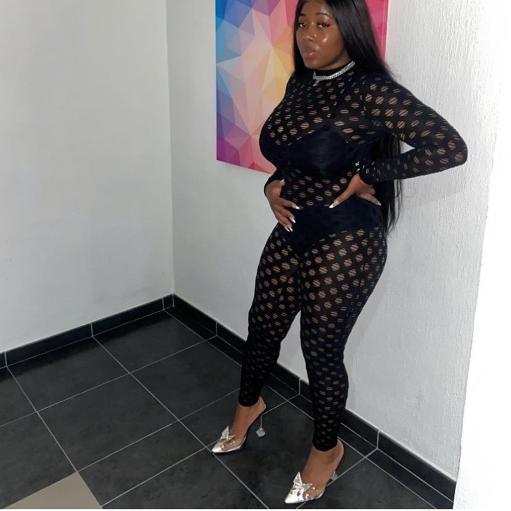 Black jumpsuit